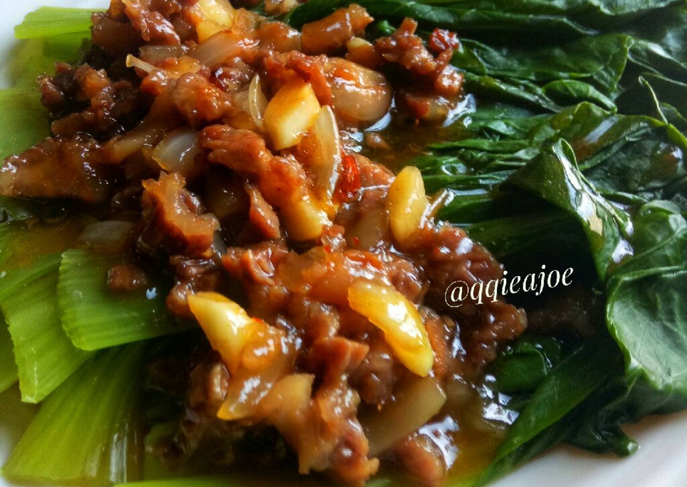 Pokcay Siram Daging Cincang #SeninSemangat #BikinRamadanBerkesan