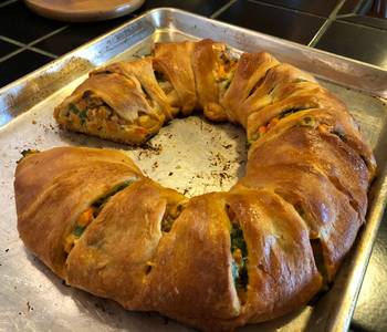 Update, Prepare Recipe Veggie croissant ring Most Delicious