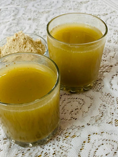 सत्तू का नमकीन शरबत (sattu ka namkeen sharbat recipe in Hindi) रेसिपी मुख्य फोटो