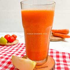 Jus 3 Diva (Wortel, Tomat, Apel)-レシピのメイン写真