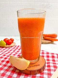 Foto resep Jus 3 Diva (Wortel, Tomat, Apel)