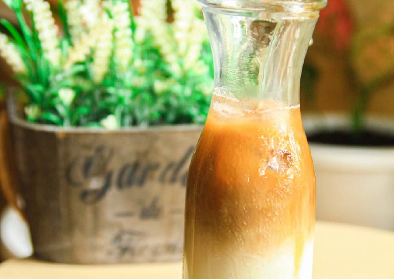 Matcha Milk Coffee Ice
