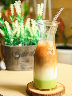 Foto resep Matcha Milk Coffee Ice