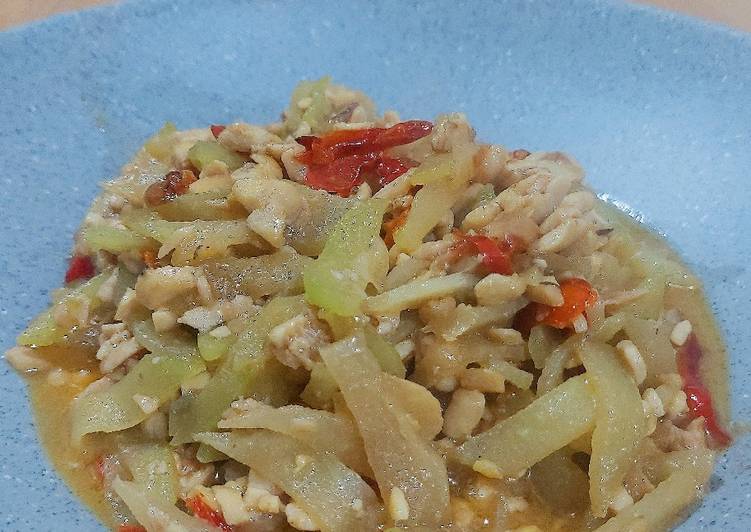 Tumis Labu Siam + Tempe Tumis Labu Siam + Tempe