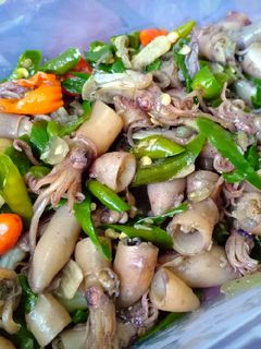 Foto resep Cumi asin cabe ijo