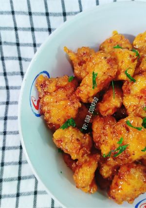 Foto resep Ayam Goreng Berbumbu [Dakgangjeong]