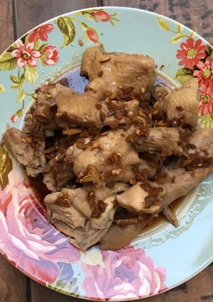 Foto resep Ayam Rebus (teman nasi hainan)