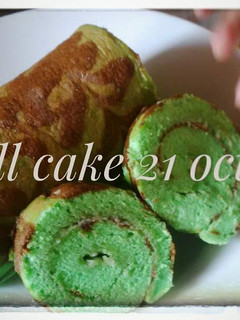 Foto resep Roll cake pandan madu