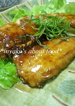 A picture of Sardine Kabayaki.