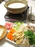 Soy Milk Hot Pot after Yuba Tofu Skin