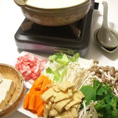 A picture of Soy Milk Hot Pot after Yuba Tofu Skin.