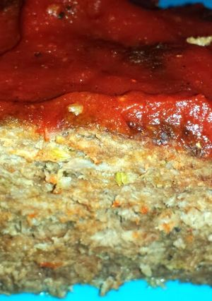 A picture of Ray's' Italian BBQ Style Meatloaf.