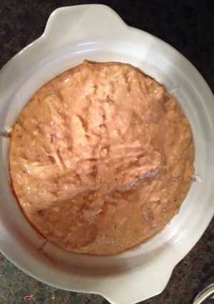 A picture of Cheesy Bean Dip.