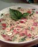 Summer almost no cook pasta .Easy!