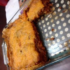 A picture of Mexican Lasagna Casserole.