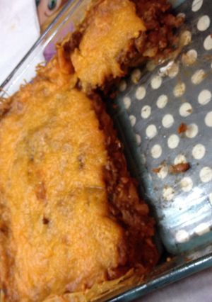 A picture of Mexican Lasagna Casserole.