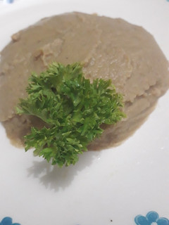 Una foto de Crema de berenjena ahumada