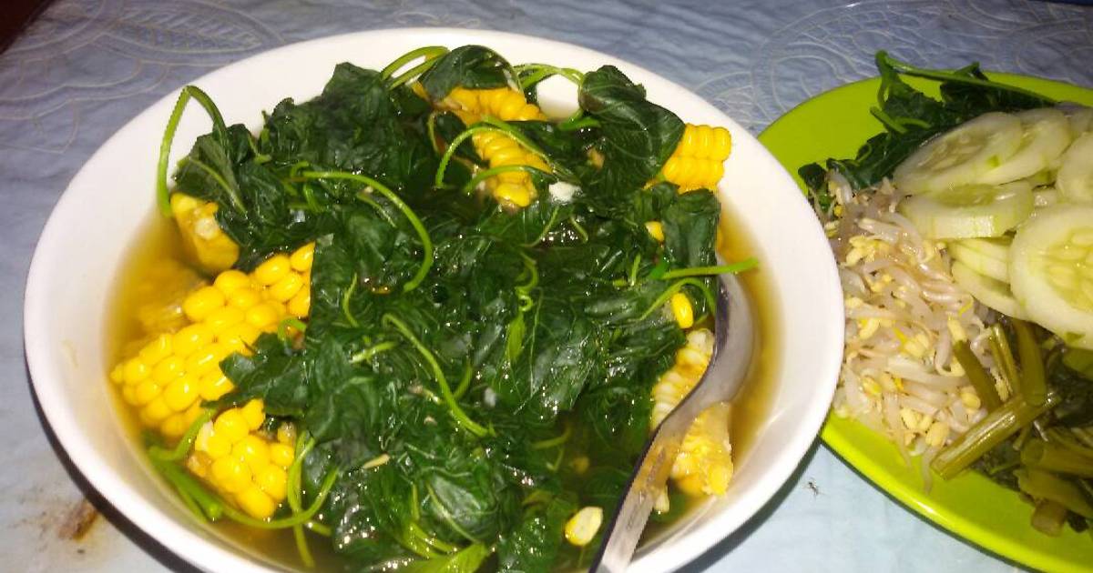 Resep Sayur bayam (sayur bening) oleh Ha Na - Cookpad