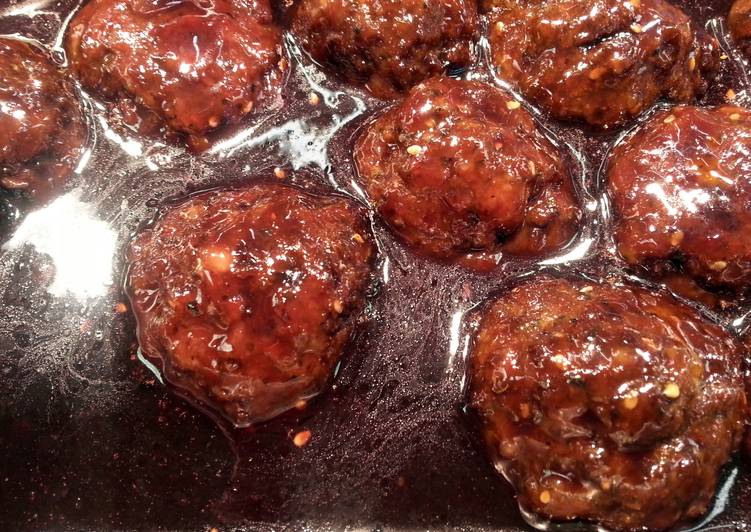 My Grandma Hoisin Meatballs