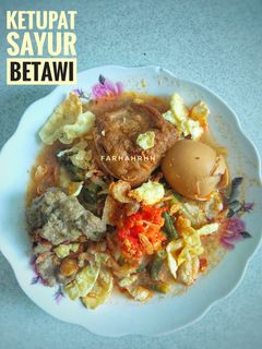 Foto resep Ketupat Sayur Betawi Komplit