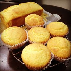 A picture of Vegan Cornbread Muffins.