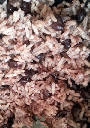A picture of Lazy day Black Beans and Rice.