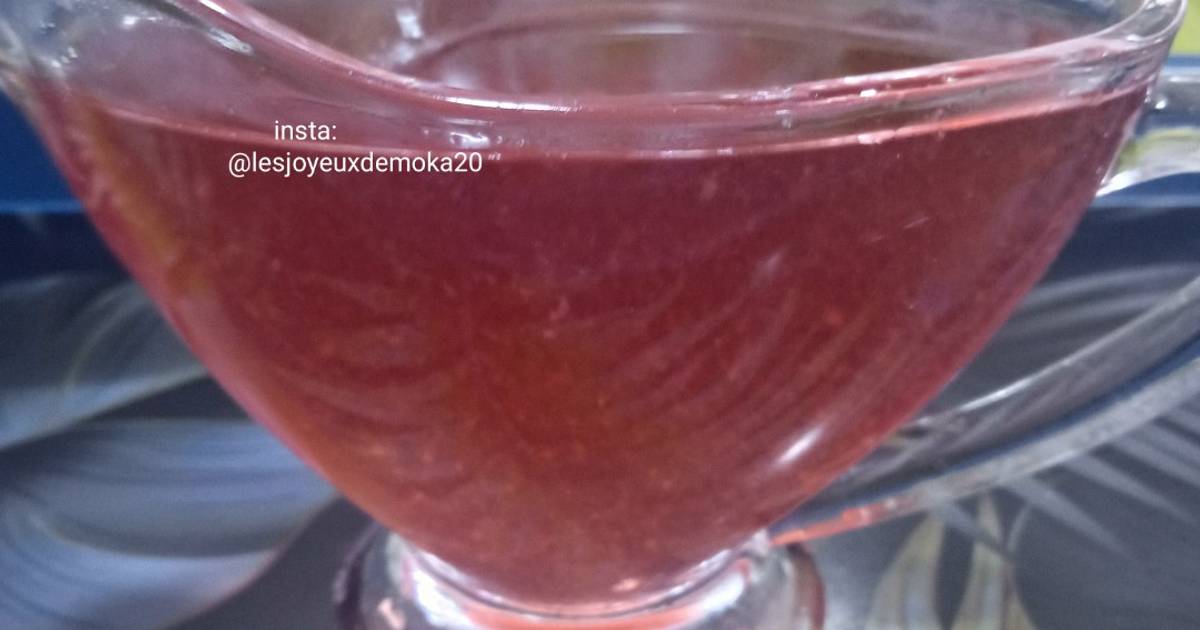 Sirop des queues de fraise 🍓 de Kel Zid - Cookpad