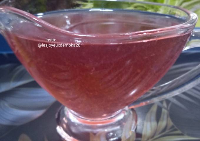 Sirop des queues de fraise 🍓 de Kel Zid - Cookpad