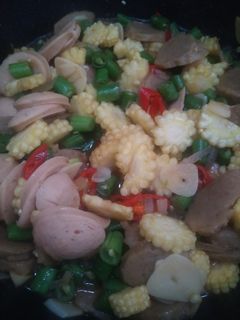 Foto resep Tumis Janten Buncis Pedas