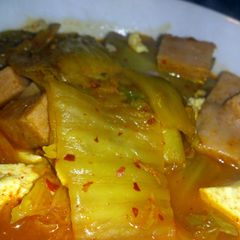 A picture of Simple FAST Kimchi Soup (chigae).