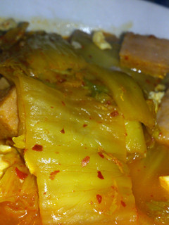 A picture of Simple FAST Kimchi Soup (chigae).