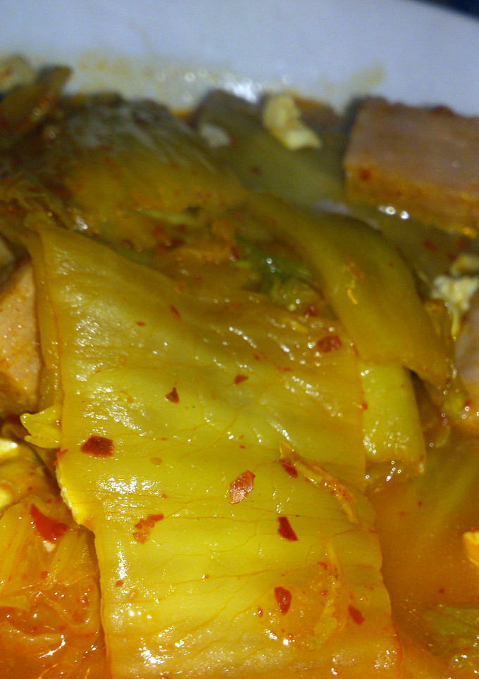 A picture of Simple FAST Kimchi Soup (chigae).