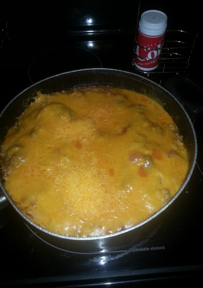 A picture of Taco rice.
