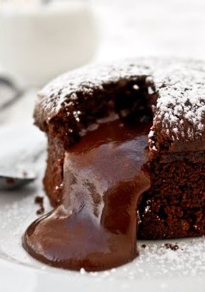 A picture of Delicious Chocolate Lava Cake.