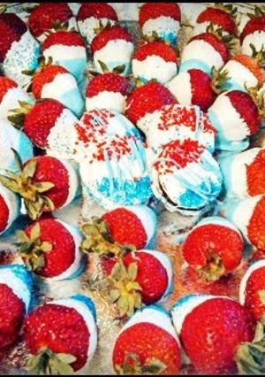 A picture of Ray's' 4th of July Party Platter.
