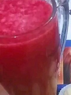 صورة لوصفة عصير الفراولة