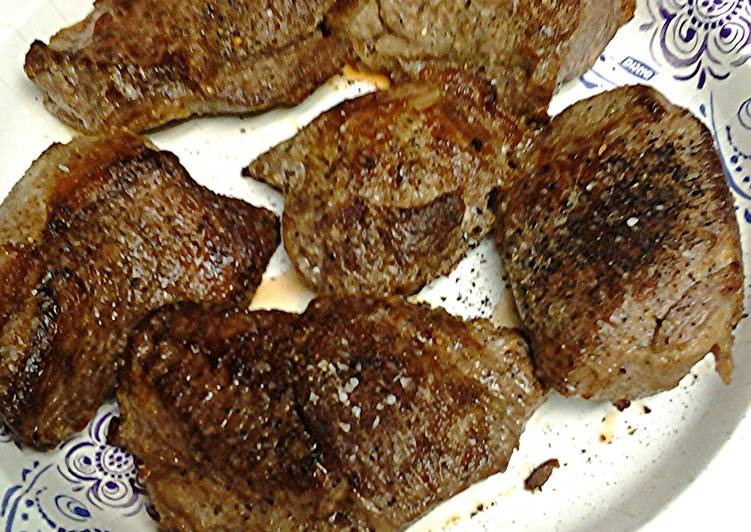 Easiest Way to Prepare Quick Lamb steaks