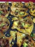 Mini lasagna cups