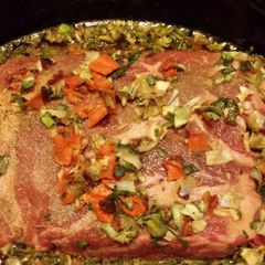 A picture of Beef Pot Roast in a Slow Cooker.