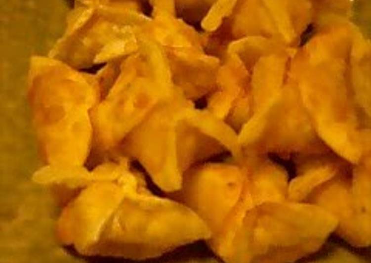 Recipe of Homemade Deep-Fried Kabocha Squash and Tuna Gyoza