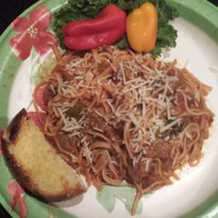 A picture of SWEET & SPICY SPAGHETTI.