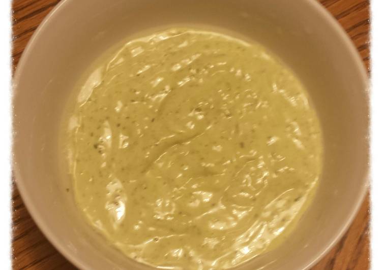 Simple Way to Prepare Homemade Basil Habanero Ranch Spread/Dip