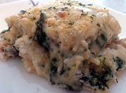 A picture of spinach lasagne