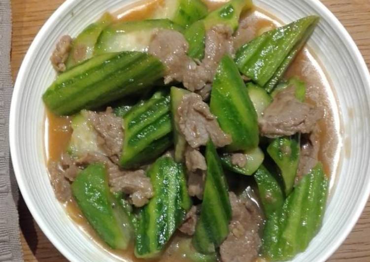 Recipe of Speedy Melon w/Pork