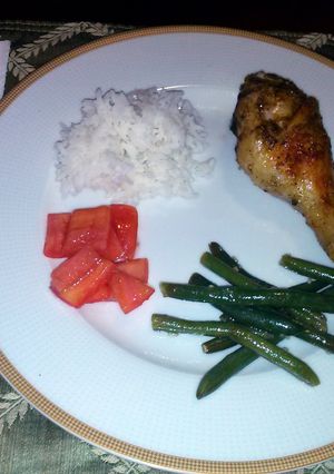 A picture of garlic herb chicken.