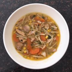 A picture of Easy Chicken Vegetable and Noodle Soup.