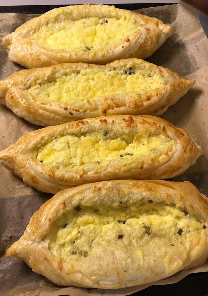 Хачапурі від Олександрочки з готового листкового тіста 😋