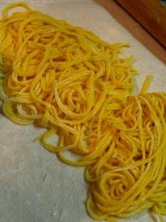 A picture of Fresh Homemade Pasta Is The Best.