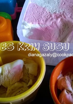 Foto resep Es Krim Susu 'homemade'