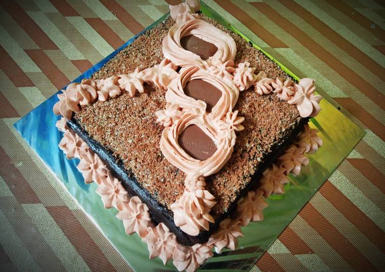 Double Chocolate🍫🍮🎂 Cake